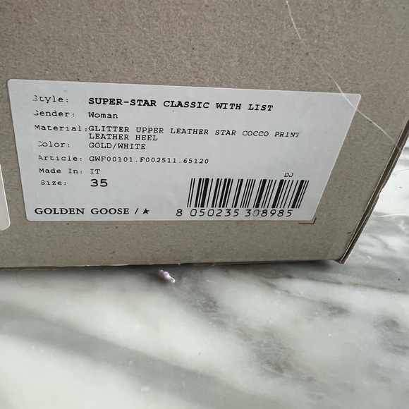 Brand NEW Golden Goose Sneakers - size 35 - Picture 4 of 4